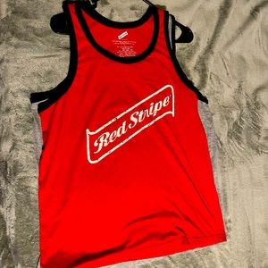 Red Stripe tank top